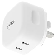 Switch Dual Port Wall Charger White