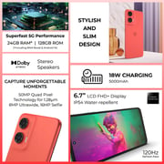 Motorola G35 128GB Guava Red 5G Smartphone