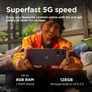 Motorola G35 128GB 8GB Midnight Black 5G Smartphone + Gift Bottle