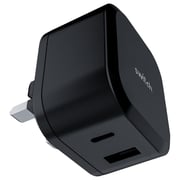 Switch Dual Port Wall Charger Black