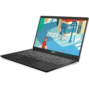 MSI Modern 15 H B13M Gaming (2024) Laptop - 13th Gen / Intel Core i7-13620H / 15.6inch FHD / 512GB SSD / 16GB RAM / Shared Intel Iris Xe Graphics / Windows 11 Home / English & Arabic Keyboard / Classic Black / Middle East Version