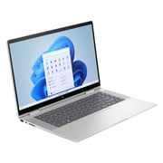 HP Envy x360 2-in-1 Convertible (2023) Laptop - 13th Gen / Intel Core i7-1355U / 15.6inch FHD / 1TB SSD / 16GB RAM / Shared Intel Iris Xe Graphics / Windows 11 Home / English & Arabic Keyboard / Natural Silver / Middle East Version - [15-FE0000NE]