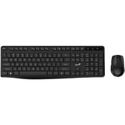 Genius Wireless Silent Keyboard And Mouse Combo Black