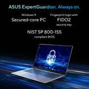 ASUS ExpertBook P5 Gaming (2024) Laptop - Series 2 / Intel Core Ultra 7-258V / 14inch WUXGA / 1TB SSD / 32GB RAM / Shared Intel Arc 140V Graphics / Windows 11 Home / English & Arabic Keyboard / Misty Grey / Middle East Version - [90NX0861-M00A40]