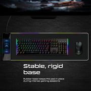 Vertux Gaming Mouse Pad with Wireless Charger Black