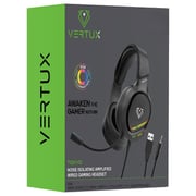 Vertux VT-HS-TOKYO Wired On Ear Gaming Headset Black