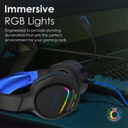 Vertux VT-HS-TOKYO Wired On Ear Gaming Headset Blue
