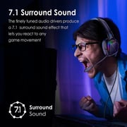 Vertux VT-HS-MIAMI 7.1 Wired On Ear Gaming Headset Green