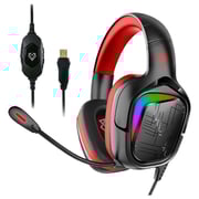 Vertux VT-HS-MIAMI 7.1 Wired On Ear Gaming Headset Red