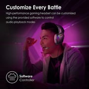 Vertux VT-HS-MIAMI 7.1 Wired On Ear Gaming Headset Red