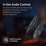 Vertux VT-HS-MIAMI 7.1 Wired On Ear Gaming Headset Red
