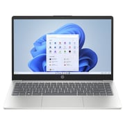HP (2024) Laptop - 13th Gen / Intel Core i3-1315U / 14inch FHD / 256GB SSD / 8GB RAM / Shared Intel UHD Graphics / Windows 11 Home / English & Arabic Keyboard / Natural Silver / Middle East Version - [14EP0006NE]