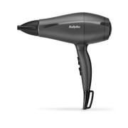 Babyliss Hair Dryer 2000 Watt - Black 5910E + Steam Hair Straightener I-Pro 230 Degrees - Purple ST396ALE