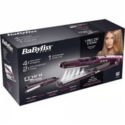 Babyliss Hair Dryer 2000 Watt - Black 5910E + Steam Hair Straightener I-Pro 230 Degrees - Purple ST396ALE
