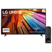 LG 65-inch UT80 Series UHD 4K Smart TV with α5 AI Processor 4K Gen7 – 65UT80006LA.AMVE - 2024