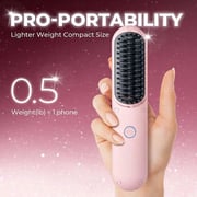 Tymo Portable Hair Straightening Brush 28 Watts TY.HC122P.PK 