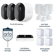 Arlo Pro 5S VMC4360P-1BYNAS Indoor/Outdoor Camera Bundle
