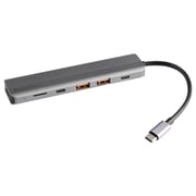 Powerology 6 Port USB-C Hub
