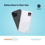 Porodo Power Bank 10000mAh White PB-PBFCH053-WH