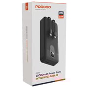 Porodo Power Bank 20000mAh Black PD-PBFCH058-BK
