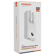Porodo Power Bank 20000mAh White PD-PBFCH058-WH