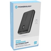 Powerology Power Bank 10050mAh Black PPBCHA18