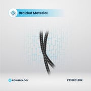 Powerology USB-C To Lightning Cable 2m Black