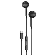 Porodo PD-STCEP-BK Wired In Ear Headset Black