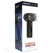 Porodo 1 Pc Handheld Fan Black