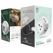 Green Lion 1 Pc Travel Adaptor White