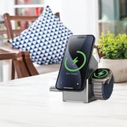 Green Lion 3-in-1 Wireless Charger Grey