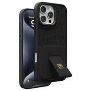 Levelo Morphix Gripstand Case With Cardholder Black iPhone 16 Pro