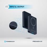 Powerology Power Bank 10000mAh Grey PPBCHA34-GY