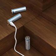 Powerology USB-C Rechargeable AA Battery 1460mAh 4 Pcs
