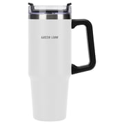 Green Lion 1 Pc Vacuum Travel Mug White