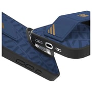 Levelo Morphix Cuero Gripstand Case Blue iPhone 16 Pro Max