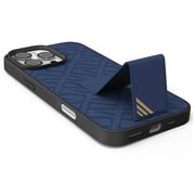 Levelo Morphix Cuero Gripstand Case Blue iPhone 16 Pro Max