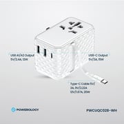 Powerology USB-C GaN Wall Charger White