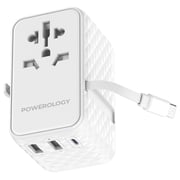 Powerology USB-C GaN Wall Charger White
