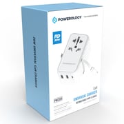 Powerology USB-C GaN Wall Charger White