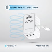 Powerology USB-C GaN Wall Charger White