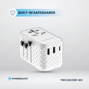 Powerology USB-C GaN Wall Charger White