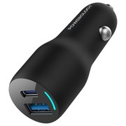 Powerology 2 Port Car Charger Black