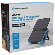Powerology 1 Pc Portable Generator Black