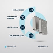 Powerology Power Bank 20000mAh Titanium PPBCHA33-TI