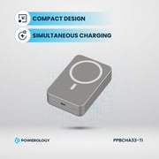 Powerology Power Bank 20000mAh Titanium PPBCHA33-TI