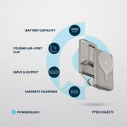 Powerology Power Bank 5000mAh Titanium PPBCHA32TI