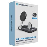 Powerology 3-In-1 Wireless Charger Black