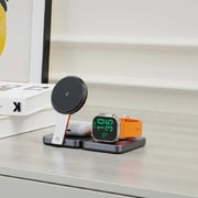 Powerology 3-In-1 Wireless Charger Black