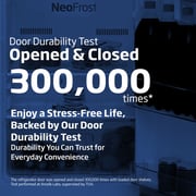 Beko 664L Side-by-Side Refrigerator, NeoFrost Dual Cooling, Titanium Inox - GNE753DIX